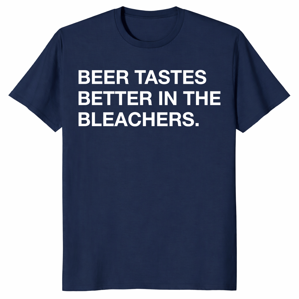 Bleachers beer shirt in navy