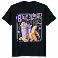 Blue Moon Over Brooklyn Extra Banana graphic tee – retro aesthetic foodie apparel