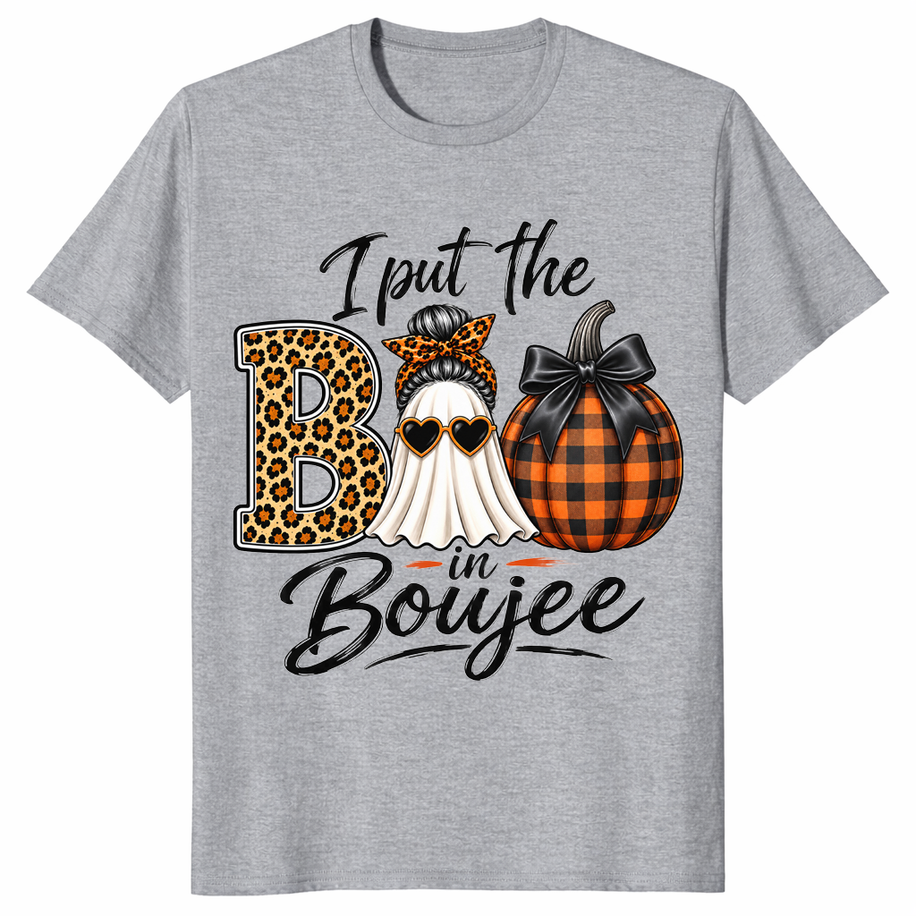Boo in boujee shirt sport grey