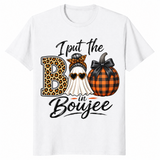 Boo in boujee shirt white