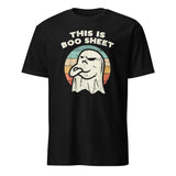 Cuccico Boo Sheet Ghost Retro Funny Halloween T-Shirt in Black