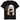 Black retro boojee ghost shirt with a ghost holding a black cat and a hot latte