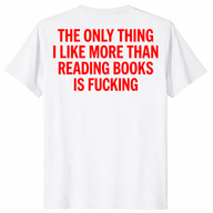 Book Lover Gift shirt in white