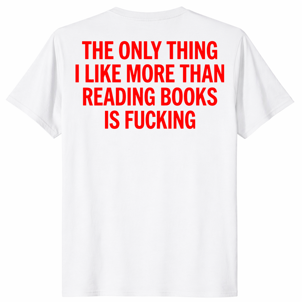 Book Lover Gift shirt in white