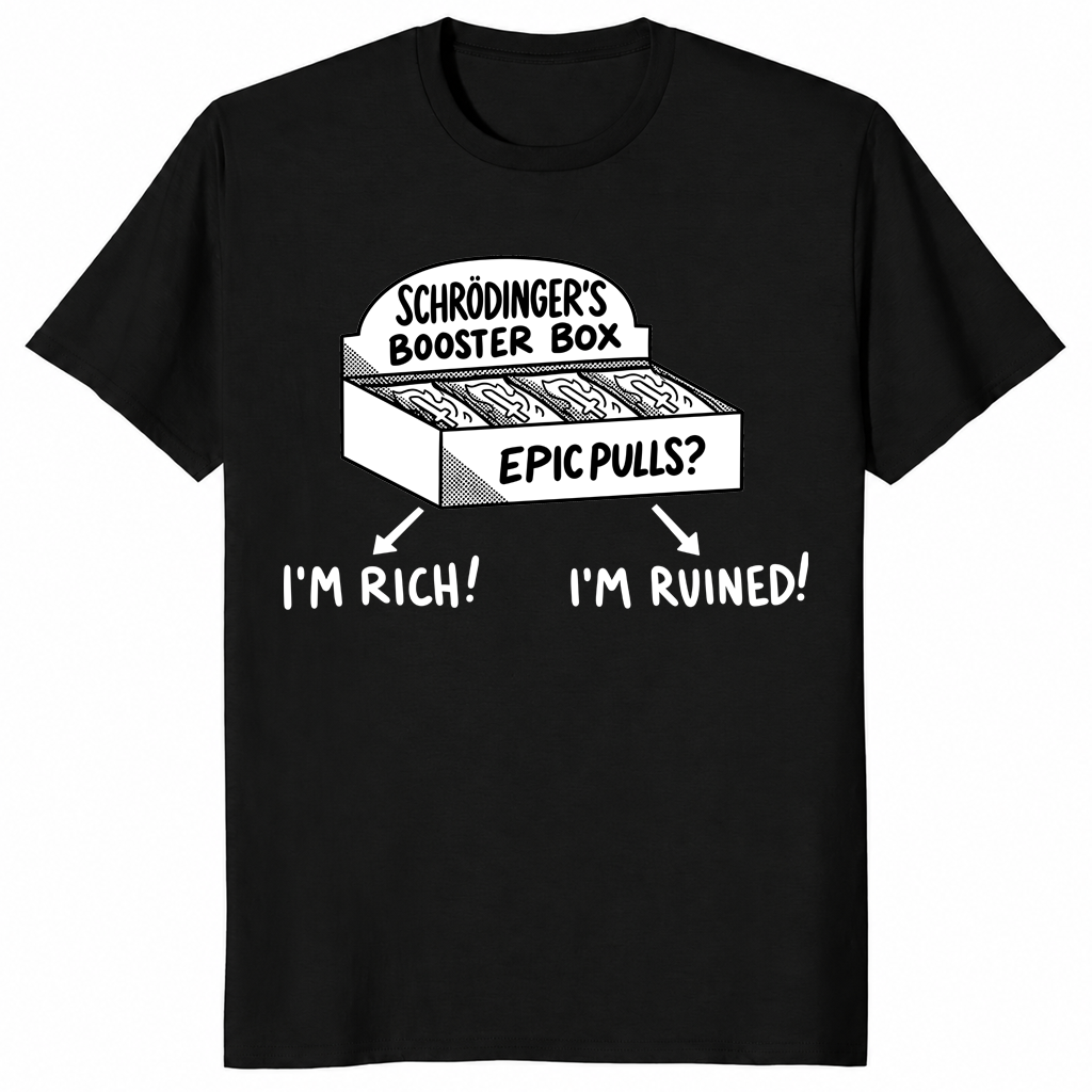 Booster box shirt in black