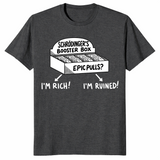 Booster box shirt in dark heather grey