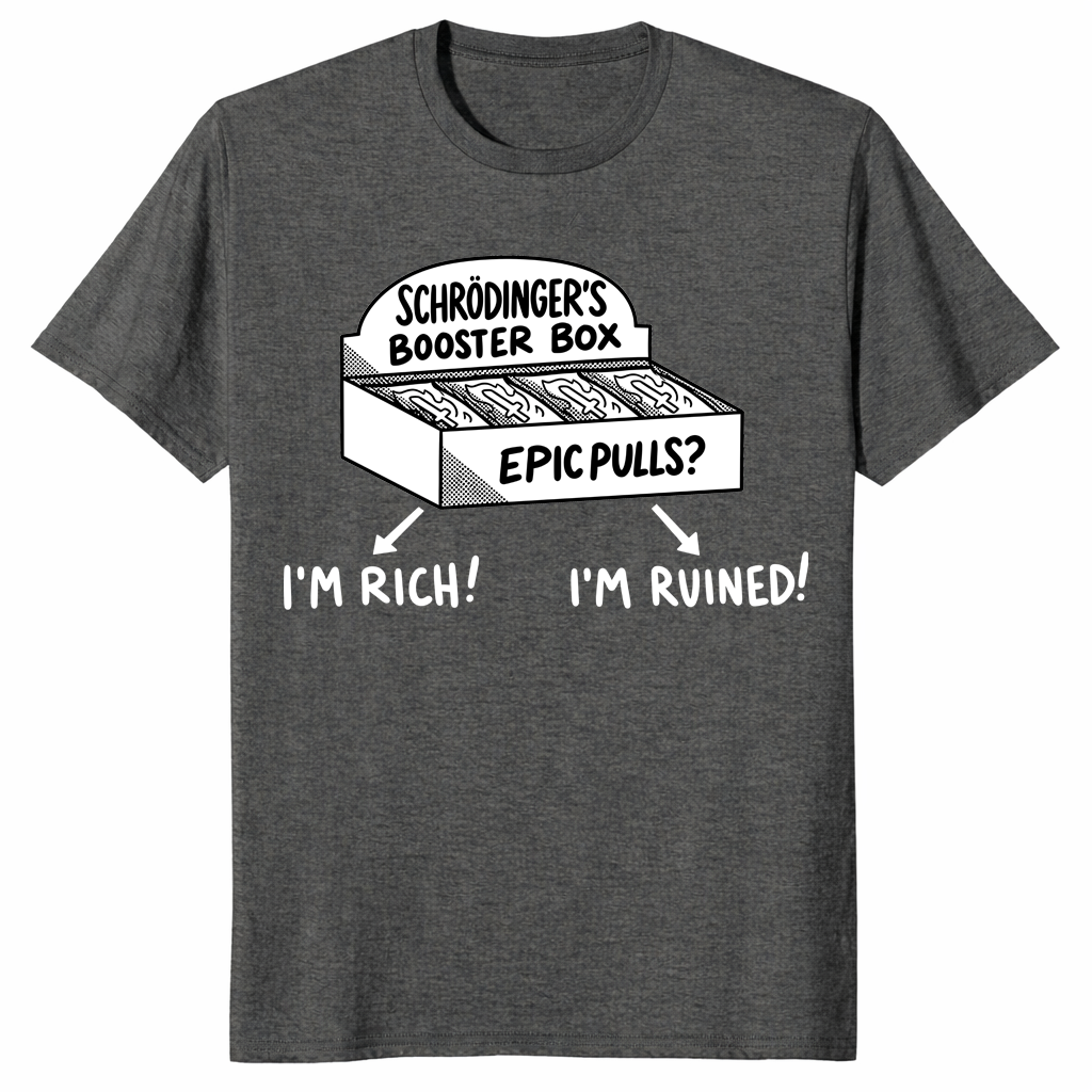 Booster box shirt in dark heather