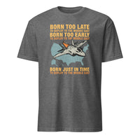 Born Too Late To Deploy To The Middle East Shirt in Graphite Heather by Cuccico