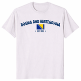 Bosnia Baby Tee Bosna i Hercegovina Shirt in Ice Grey