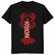 Boston Lobster Shirt | New England Seafood Graphic Tee | Cuccico