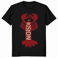 Boston Lobster Shirt | New England Seafood Graphic Tee | Cuccico