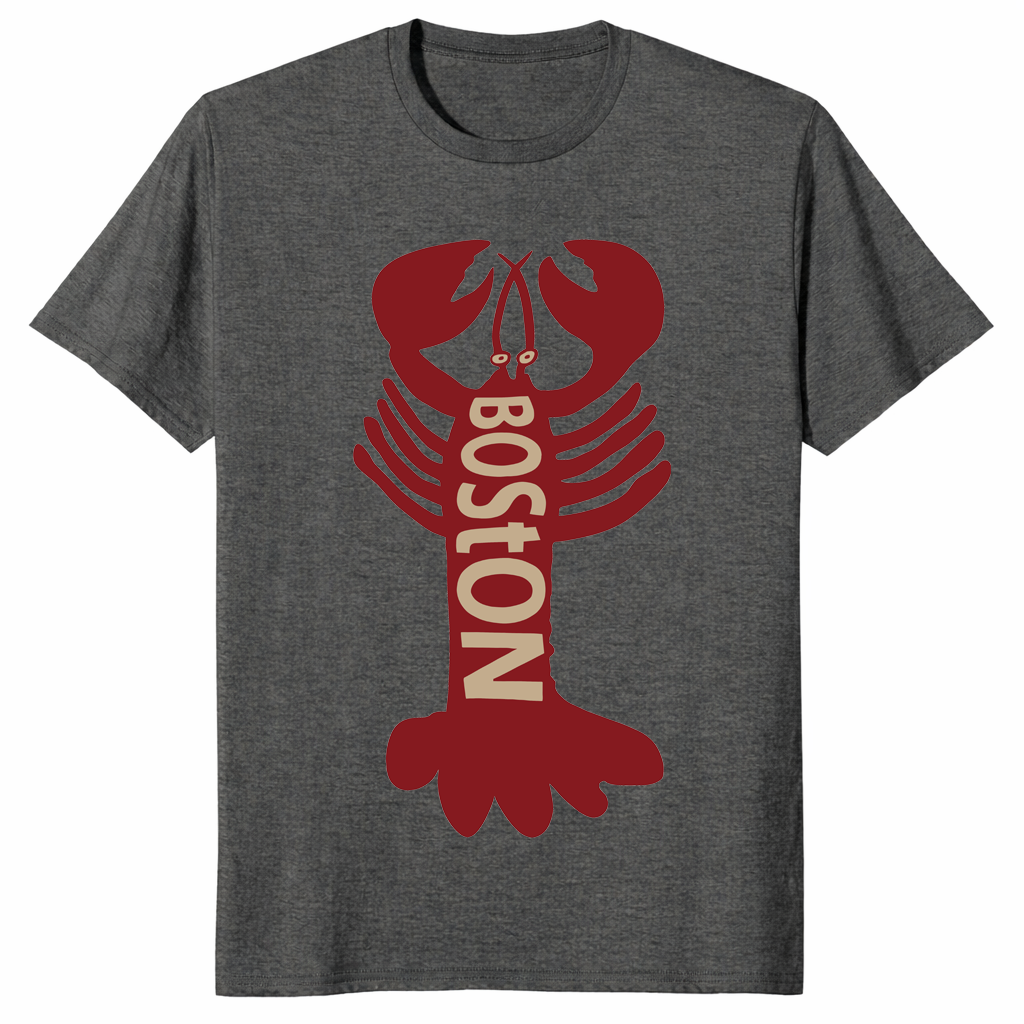 Boston Lobster Shirt | New England Seafood Graphic Tee | Cuccico