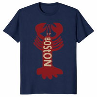 Boston Lobster Shirt | New England Seafood Graphic Tee | Cuccico