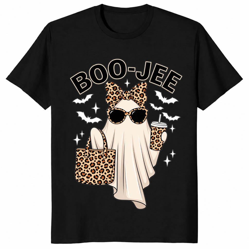 Boujee ghost shirt in black