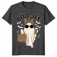 Boujee ghost shirt in dark heather grey