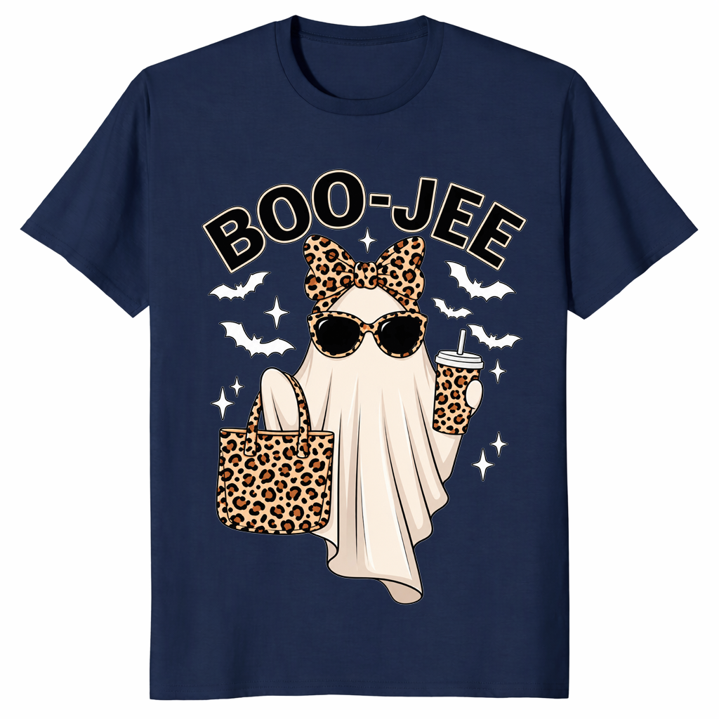 Boujee ghost shirt in navy