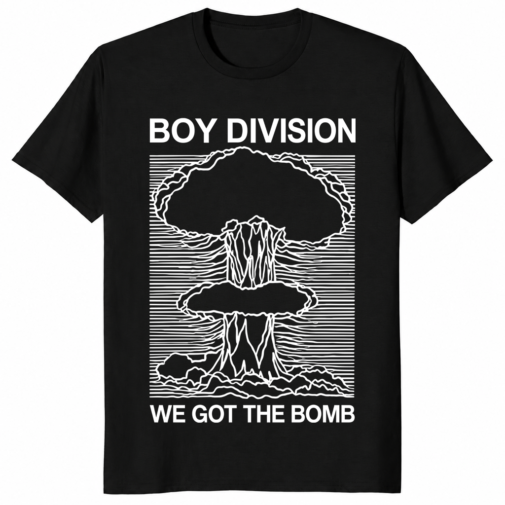 Boy Division We Got The Bomb MCR Inspired Fan Shirt | Cuccico