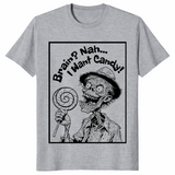 Brain nah i want candy shirt sport grey