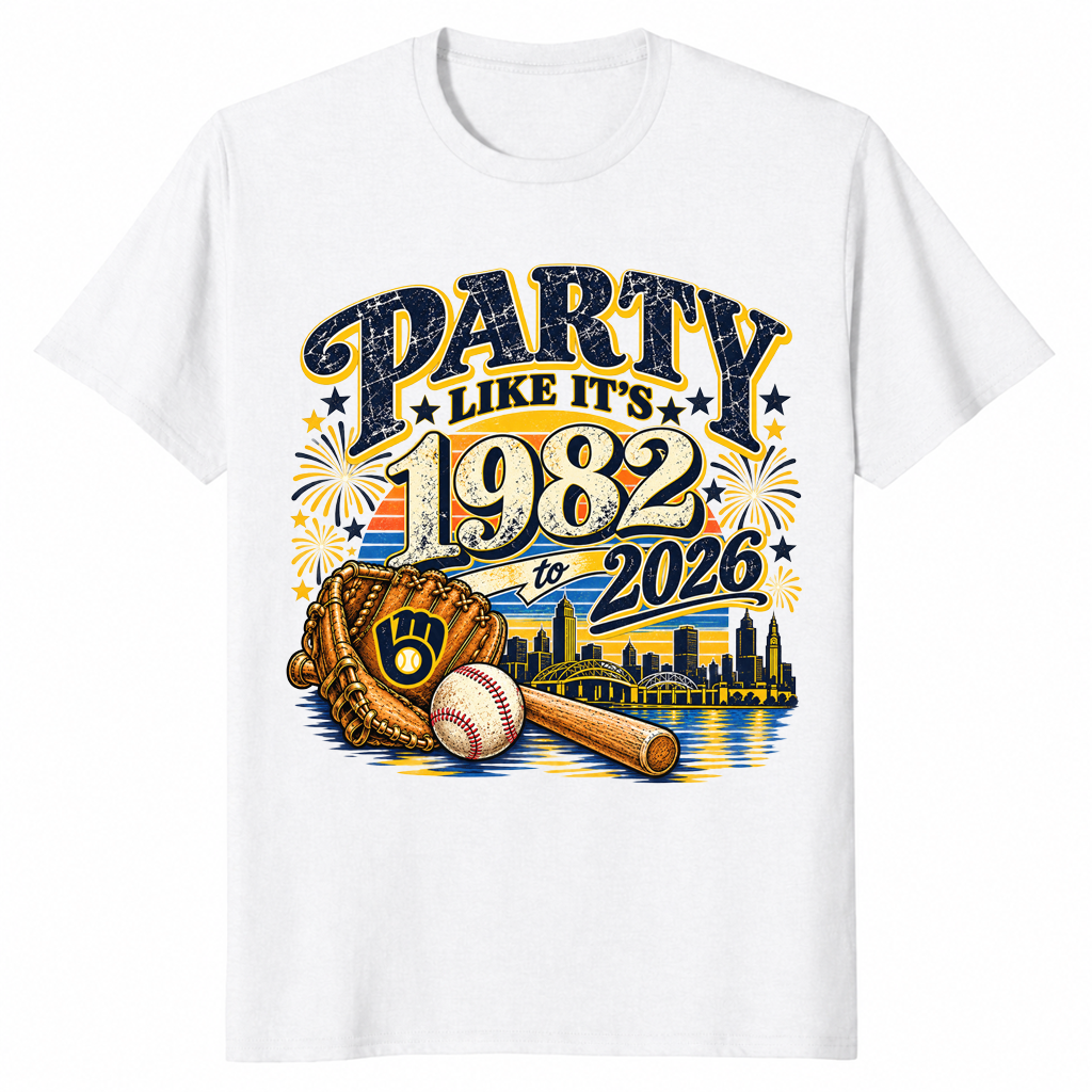 Brewers 1982 shirt in white