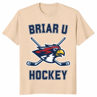 Sand Briar U hockey tee hawk mascot crossed sticks Elle Kennedy fan shirt