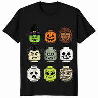 Brick head shirt in black