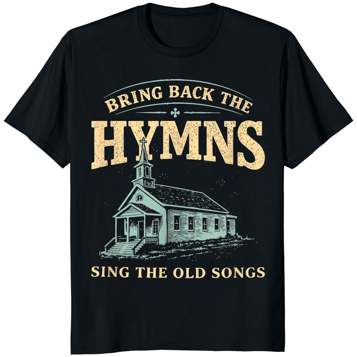 Bring Back The Hymns T-Shirt – Vintage Christian Graphic Tee | Traditional Worship Church Shirt | Cuccico | Cuccico