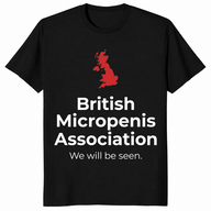 British Micropenis Association in Black