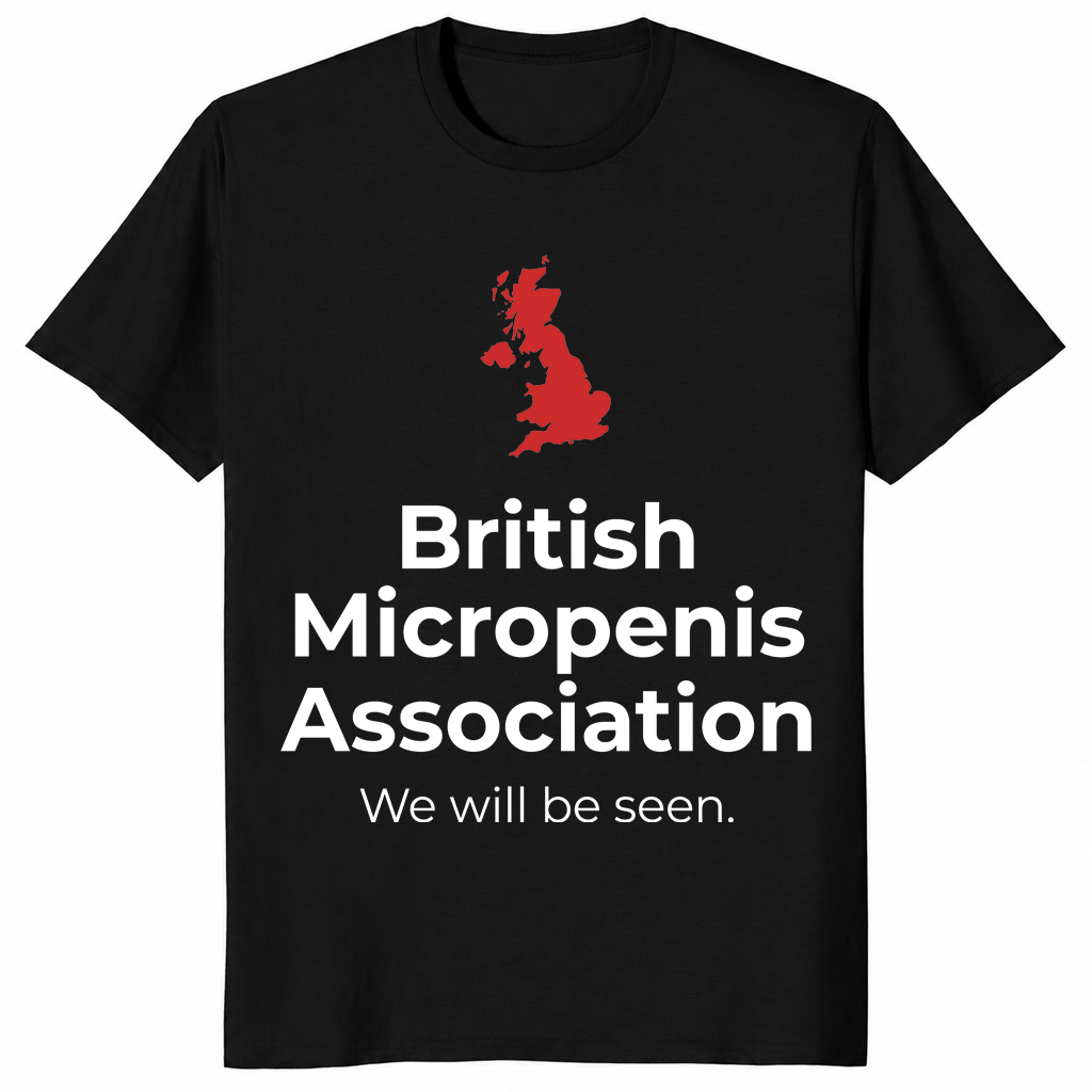 British Micropenis Association in Black