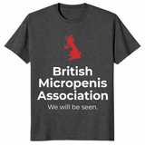 British Micropenis Association in Dark Heather Grey