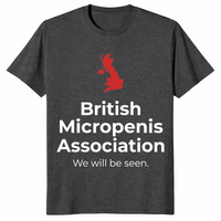 British Micropenis Association in Dark Heather Grey