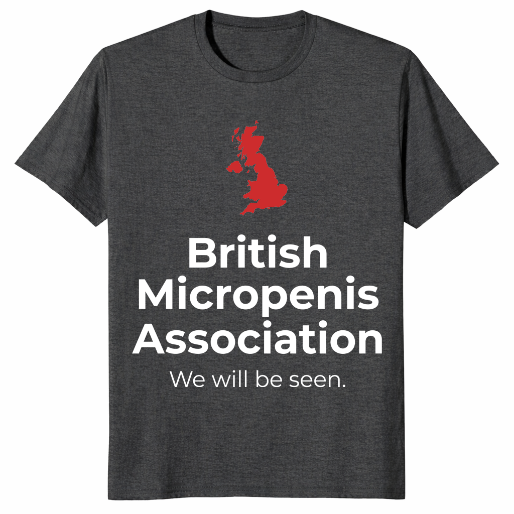 British Micropenis Association in Dark Heather Grey