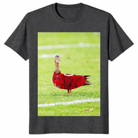 Buccaneers duck shirt in dark heather grey unisex cotton tee
