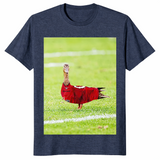 Buccaneers duck shirt in heather navy unisex cotton tee