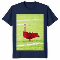 Buccaneers duck shirt in navy unisex cotton tee