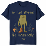 Built different incorrectly shirt in navy