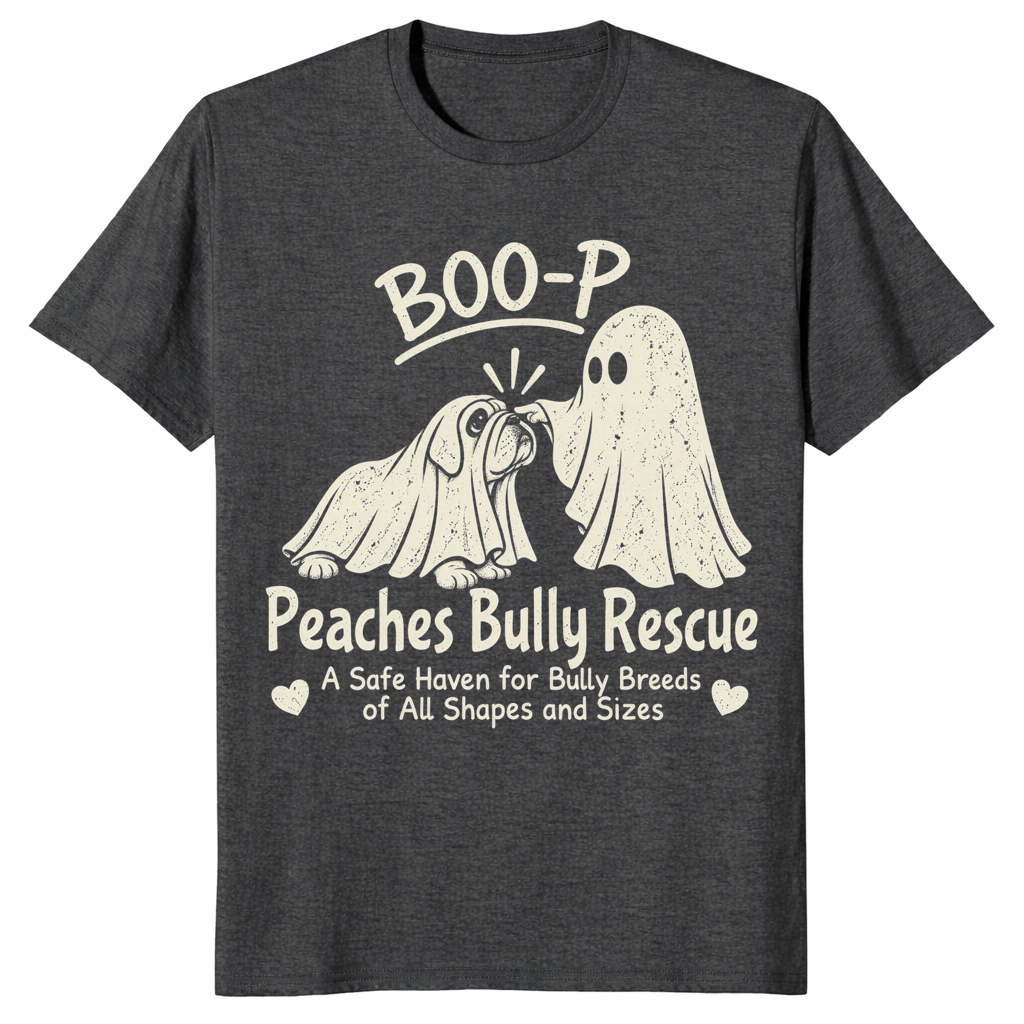 Bully Breed Rescue Shirt in dark heather grey