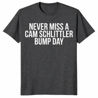 Bump day shirt in dark heather grey
