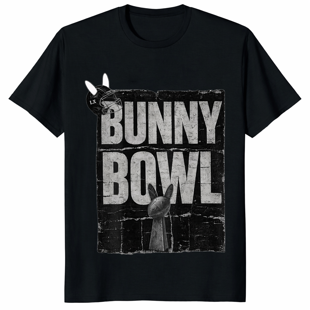 Bunny Bowl Football Shirt Parody T-Shirt Fan Gift Tee