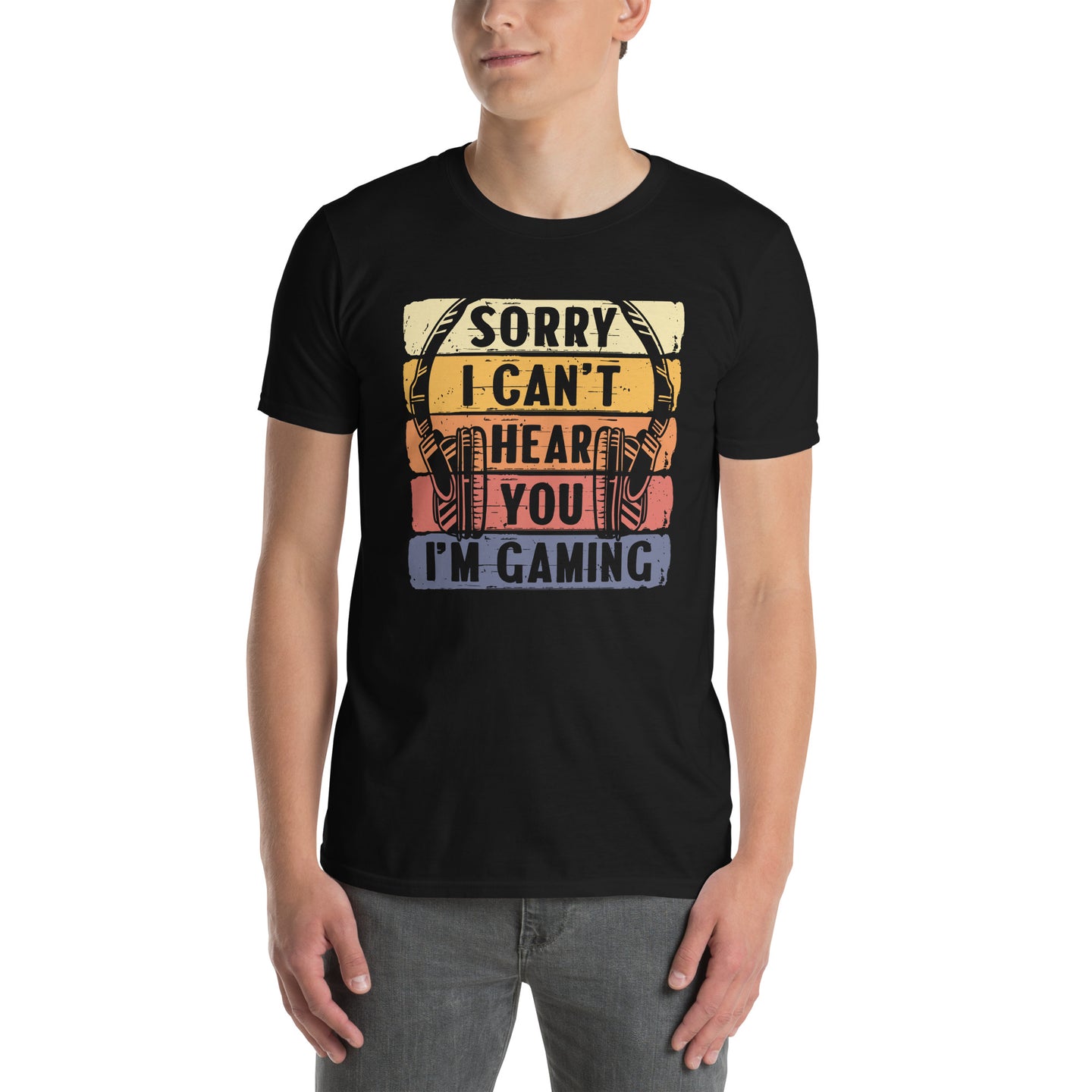 Funny Gamer T-Shirt | Sorry I Can't Hear You I'm Gaming - Cuccico Design