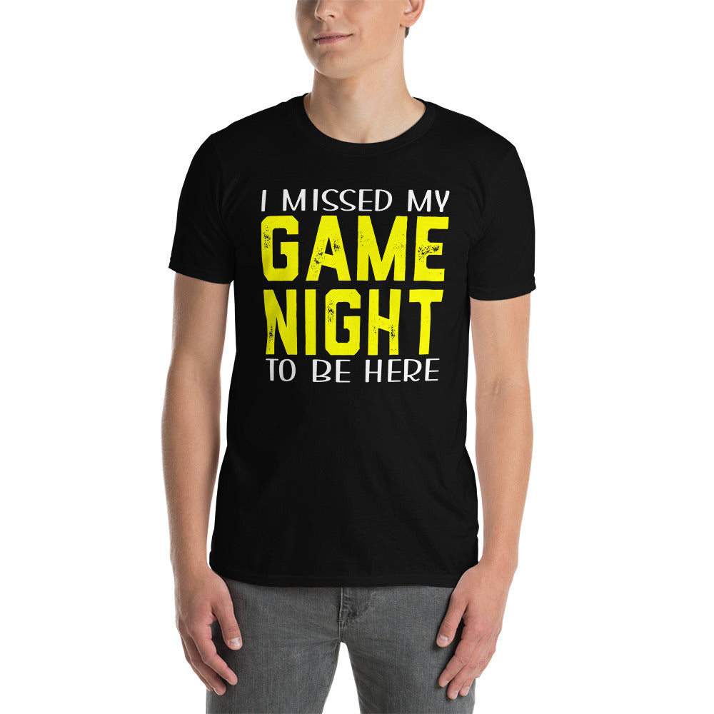 I Missed My Game Night Shirt | Board Game T-Shirt - Cuccico Design