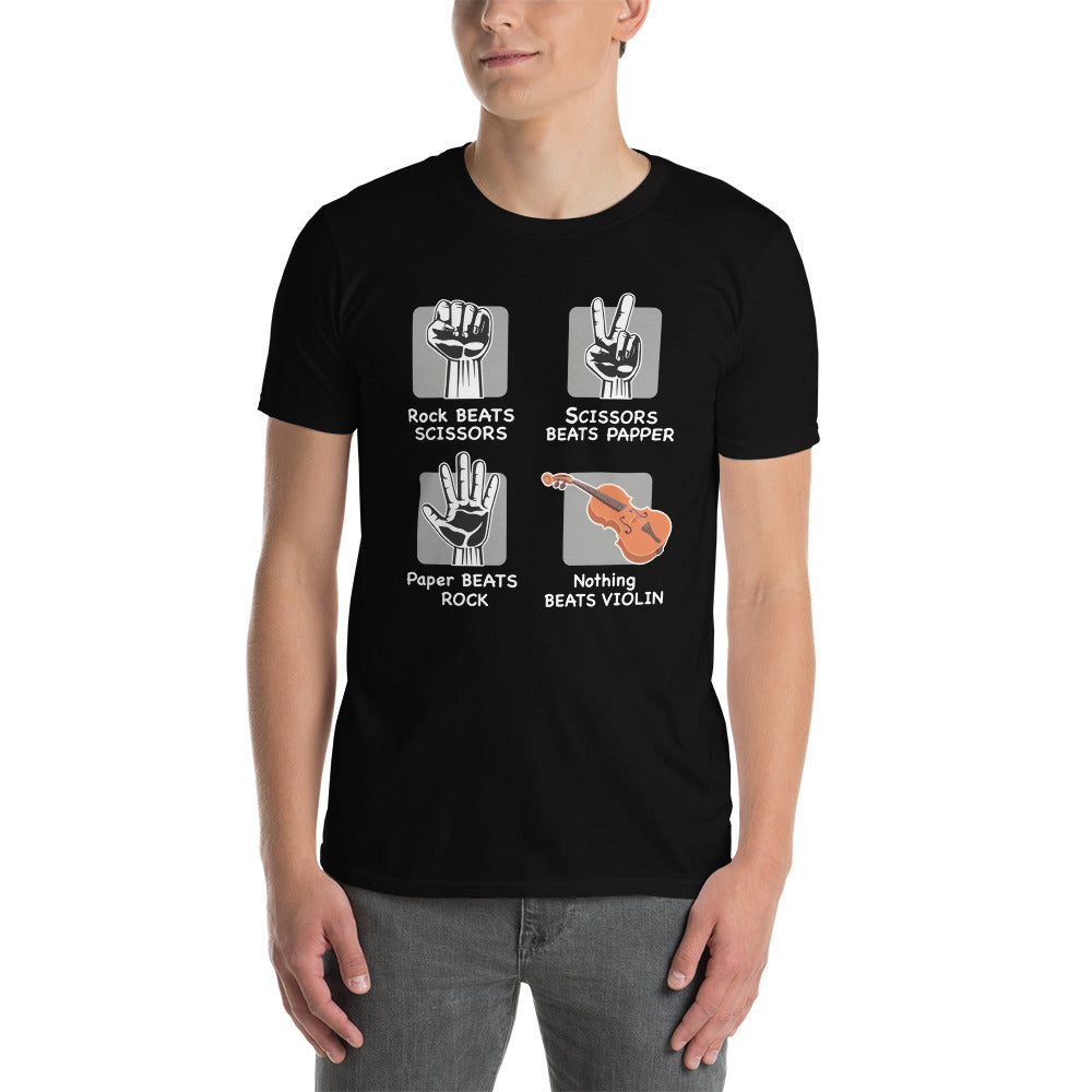 Violin Shirt | Comfortable T-Shirt for Violin Players - Cuccico Design