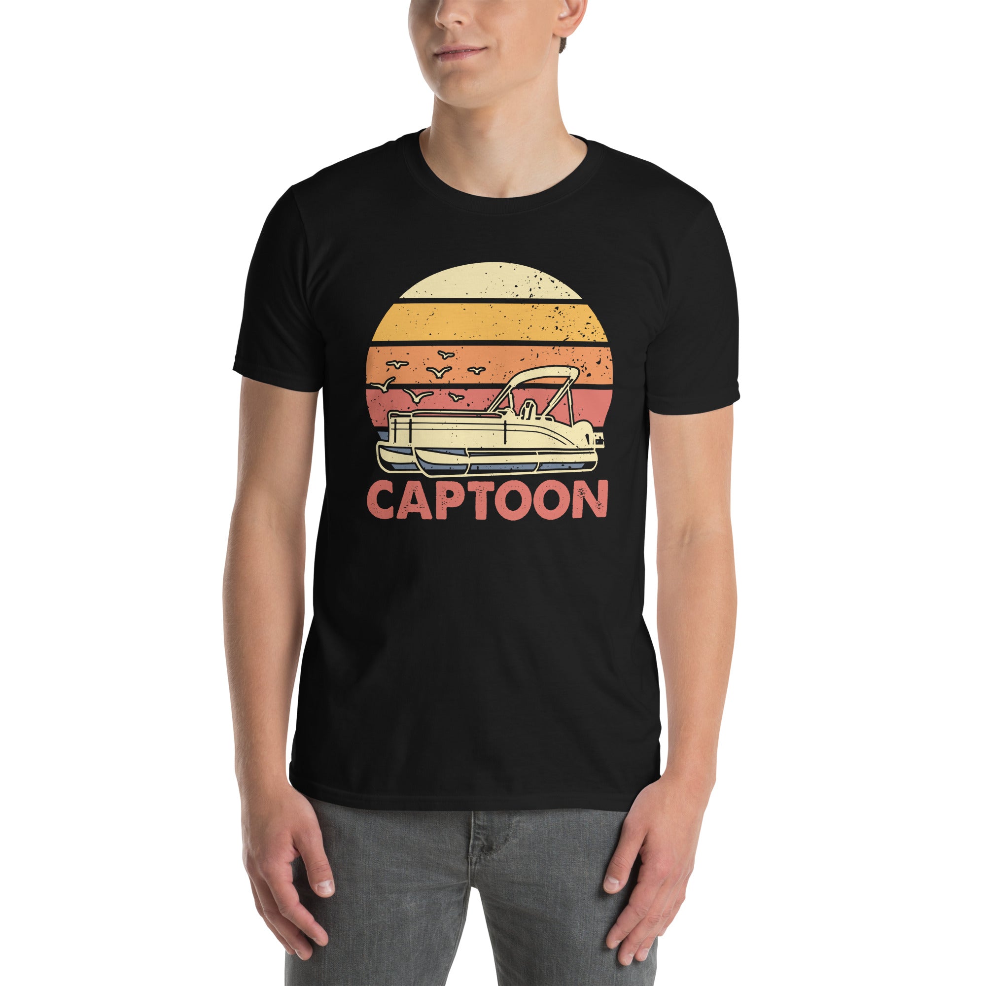 Funny Pontoon Boat Shirt - Pontoon Captain Tee - Cuccico Design