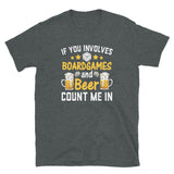 Board Games and Beer T-Shirt - Funny Drinker Gift - Cuccico Design