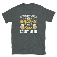 Board Games and Beer T-Shirt - Funny Drinker Gift - Cuccico Design