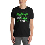 Funny Relax Bro Lacrosse T-Shirt | Lax Lover Gift - Cuccico Design