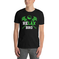 Funny Relax Bro Lacrosse T-Shirt | Lax Lover Gift - Cuccico Design