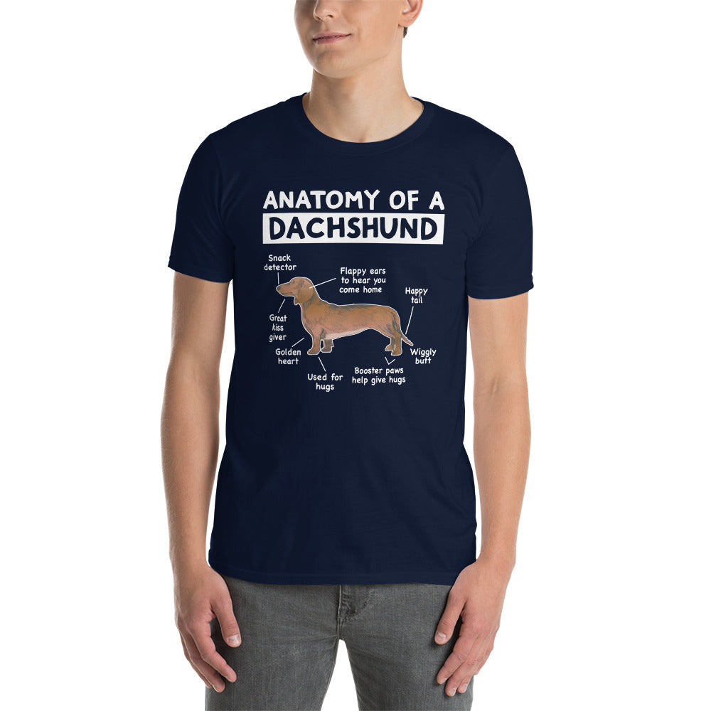 Dachshund Anatomy Shirt • Funny Gift for Wiener Dog Lovers - Cuccico Design