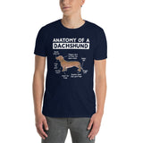 Dachshund Anatomy Shirt • Funny Gift for Wiener Dog Lovers - Cuccico Design