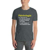 Funny Fabricologist Definition T-Shirt | Sewing Quilting Gift - Cuccico Design