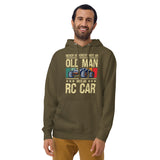 Never Underestimate Old Man RC Car Hoodie - Cuccico Design